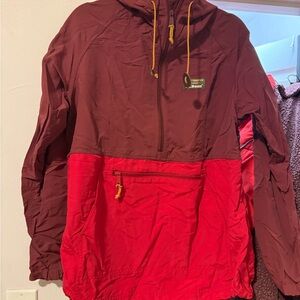 L.L. Bean Maroon Hooded Jacket